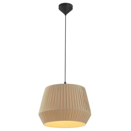 Nordlux - Viseča svetilka s kablom DICTE 1xE27/60W/230V, premer 40 cm, bež