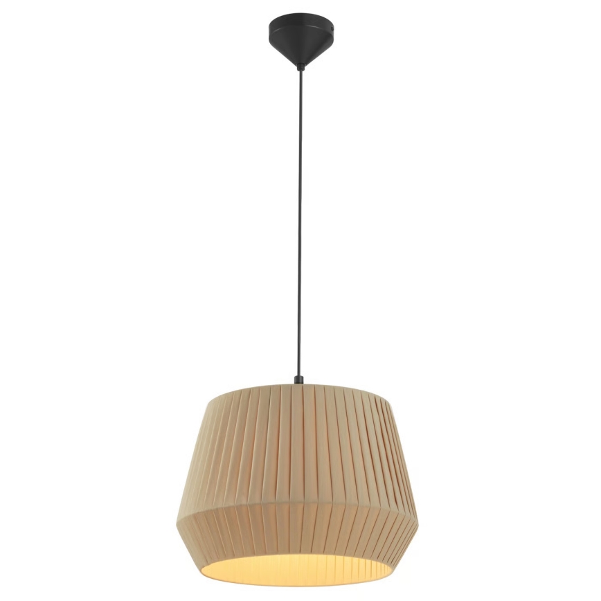 Nordlux - Viseča svetilka s kablom DICTE 1xE27/60W/230V, premer 40 cm, bež