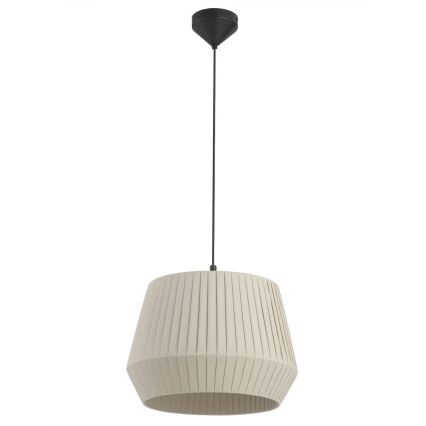 Nordlux - Viseča svetilka s kablom DICTE 1xE27/60W/230V, premer 40 cm, bež