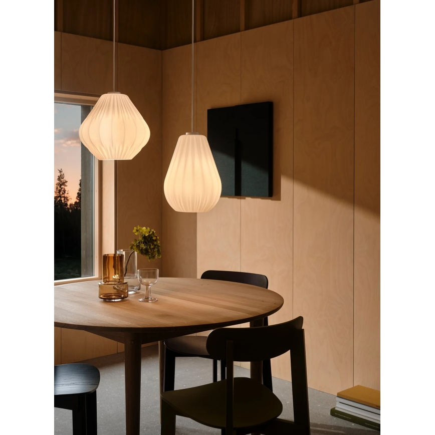 Nordlux - Viseči lestenec MALUCA 1xE27/15W/230V premer 29 cm bel