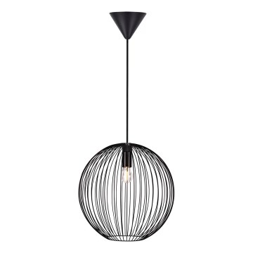 Nordlux - Viseči lestenec na kablu BERONI 1xE27/60W/230V črna