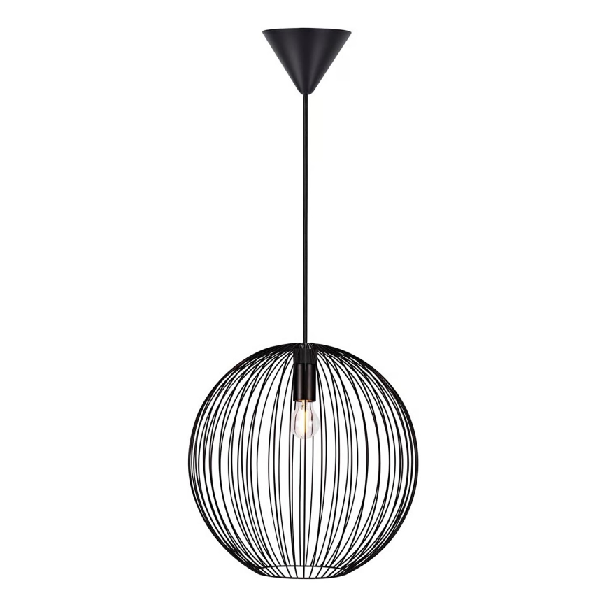 Nordlux - Viseči lestenec na kablu BERONI 1xE27/60W/230V črna