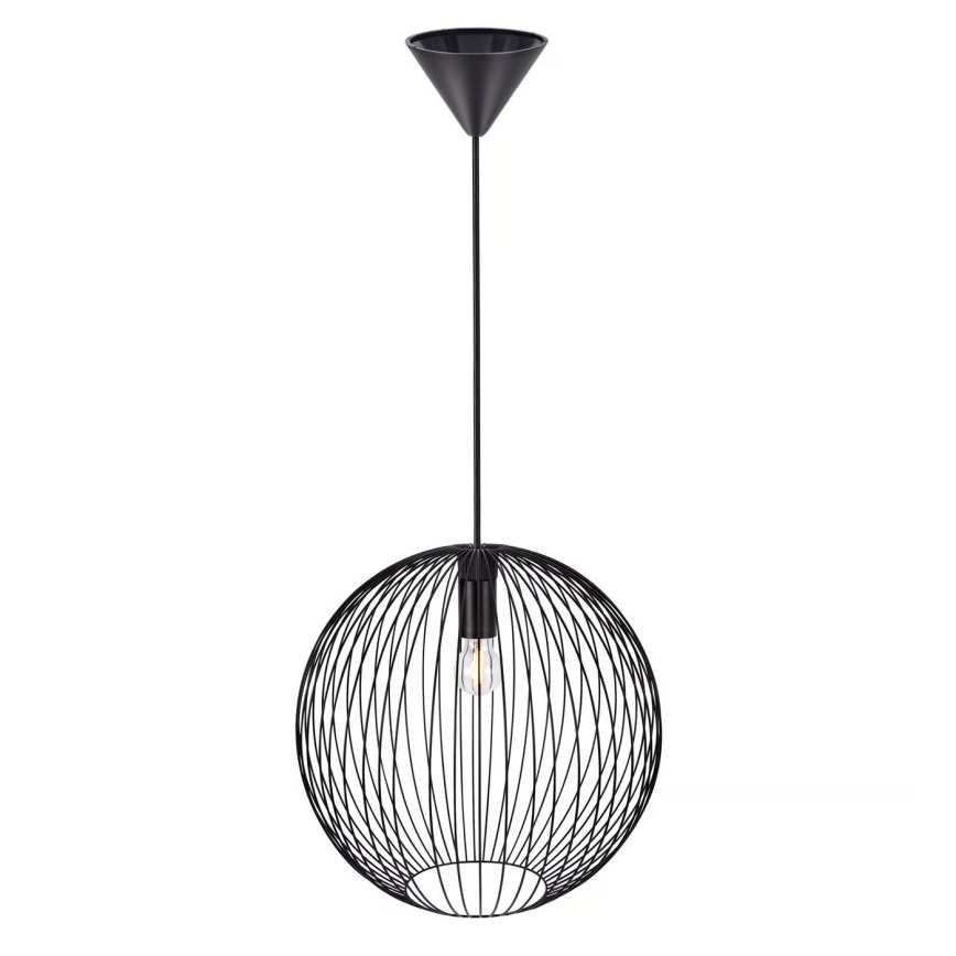 Nordlux - Viseči lestenec na kablu BERONI 1xE27/60W/230V črna