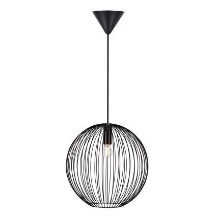 Nordlux - Viseči lestenec na kablu BERONI 1xE27/60W/230V črna