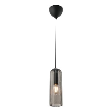 Nordlux - Viseči lestenec na kablu MIELLA 1xE27/25W/230V dimno steklo