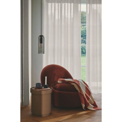 Nordlux - Viseči lestenec na kablu MIELLA 1xE27/25W/230V dimno steklo