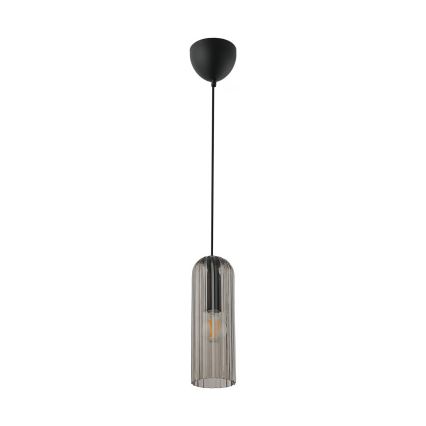 Nordlux - Viseči lestenec na kablu MIELLA 1xE27/25W/230V dimno steklo