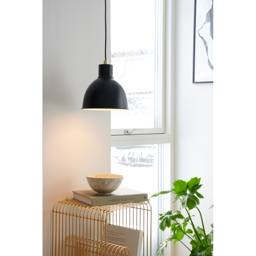 Nordlux - viseči lestenec na kablu POP 1xE27/40W/230V črna