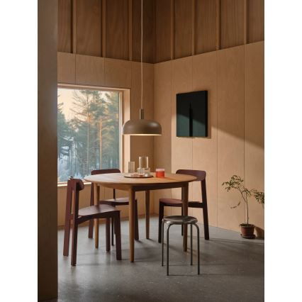 Nordlux - Viseči lestenec SANDRO 1xE27/15W/230V, premer 40 cm, rjave barve