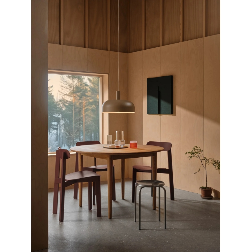 Nordlux - Viseči lestenec SANDRO 1xE27/15W/230V, premer 40 cm, rjave barve