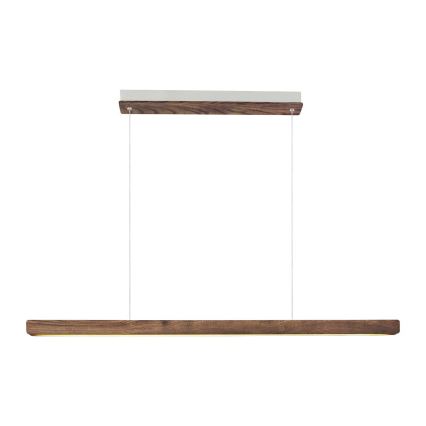 Nordlux - LED zatemnjevalni lestenec na kablu ILGAS LED/47W/230V 3000K rjava/jasen 115 cm