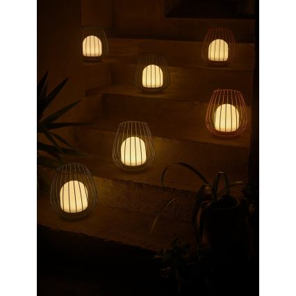 Nordlux - LED zatemnjevalna zunanja prenosna svetilka JIM TO-GO LED/3W/3,7V IP54 5000 mAh rdeča