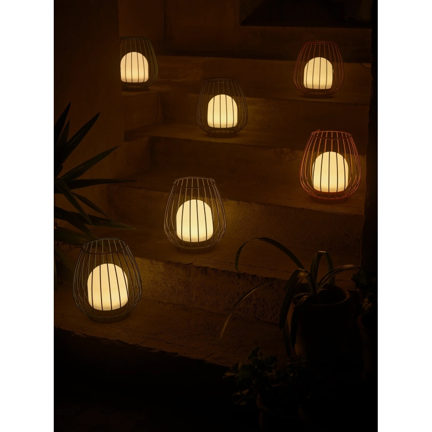 Nordlux - LED zatemnjevalna zunanja prenosna svetilka JIM TO-GO LED/3W/3,7V IP54 5000 mAh rdeča
