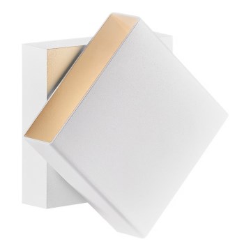 Nordlux - zatemnljiva LED zunanja stenska svetilka TURN LED/13,8W/230V IP54 bela