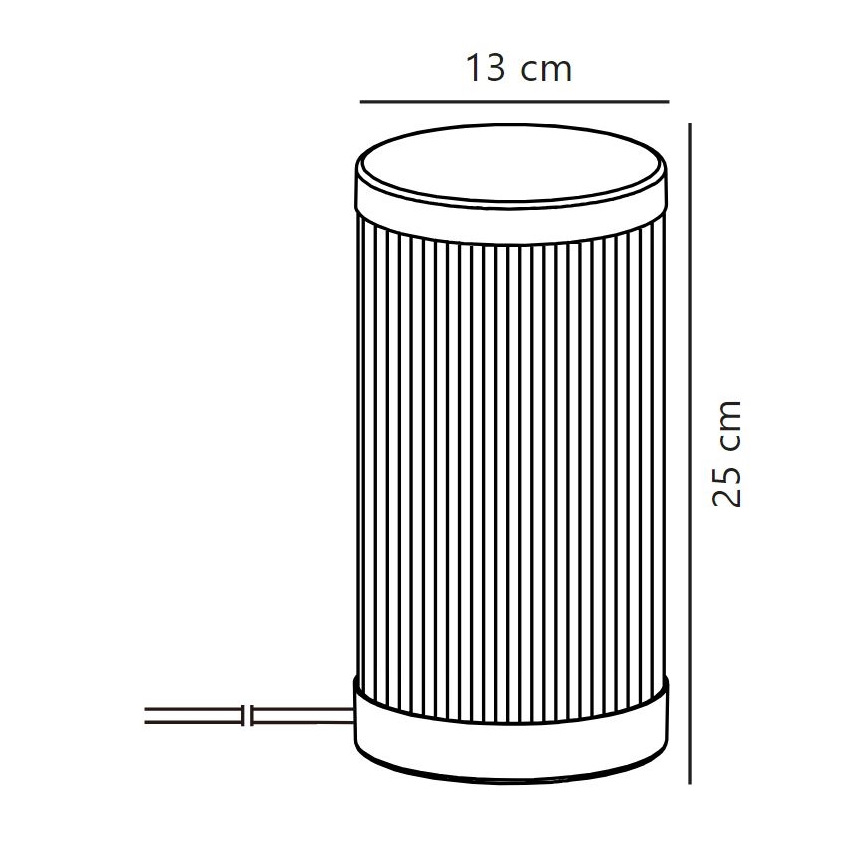 Nordlux - Zunanja namizna svetilka COUPAR 1xE27/25W/230V IP54 bež