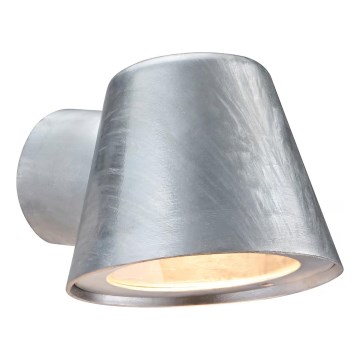 Nordlux - Zunanja stenska svetilka ALERIA 1xGU10/35W/230V IP44 srebrna