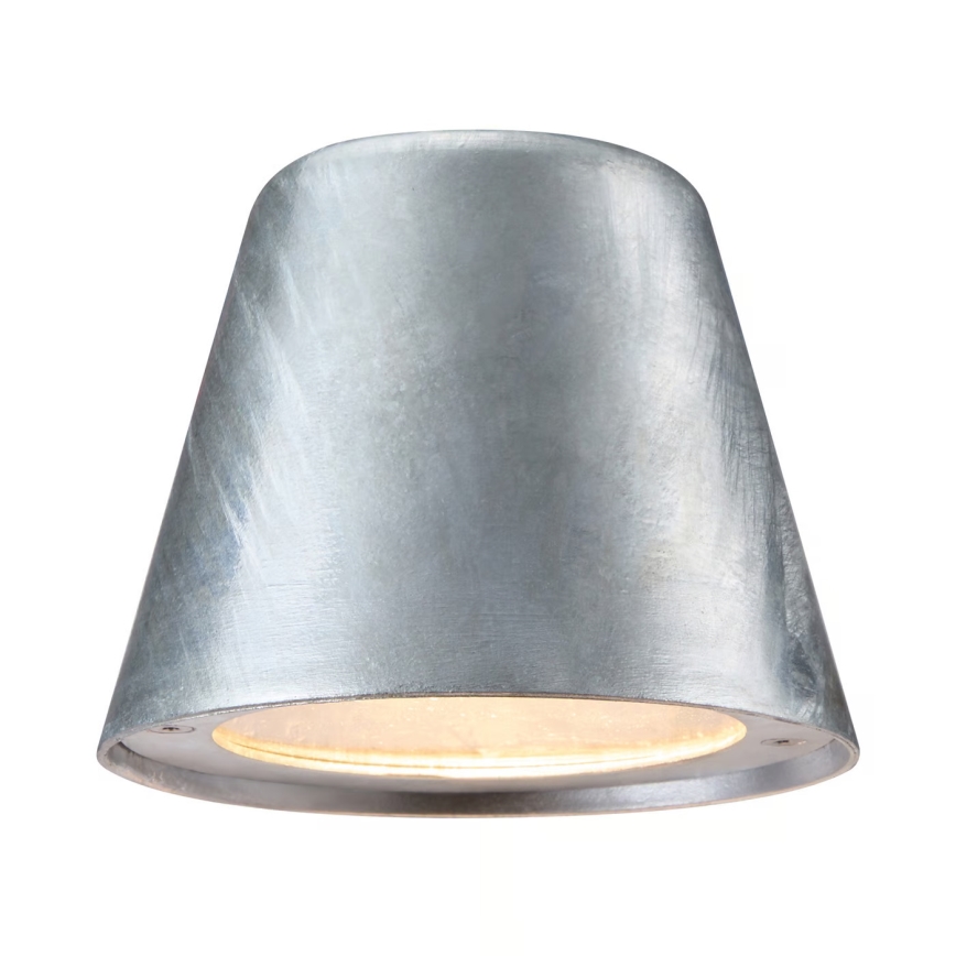 Nordlux - Zunanja stenska svetilka ALERIA 1xGU10/35W/230V IP44 srebrna