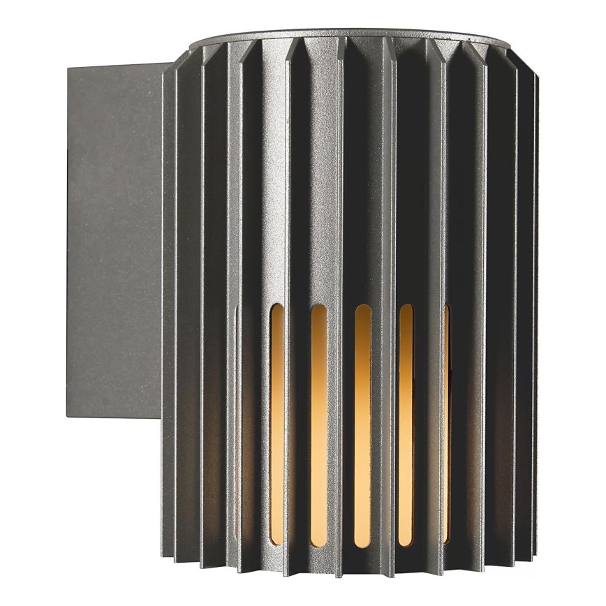Nordlux - Zunanja stenska svetilka ALUDRA 1xE27/15W/230V antracit