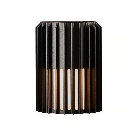 Nordlux - Zunanja stenska svetilka ALUDRA 1xE27/15W/230V črna