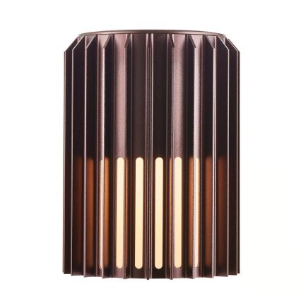 Nordlux - Zunanja stenska svetilka ALUDRA 1xE27/15W/230V rjava