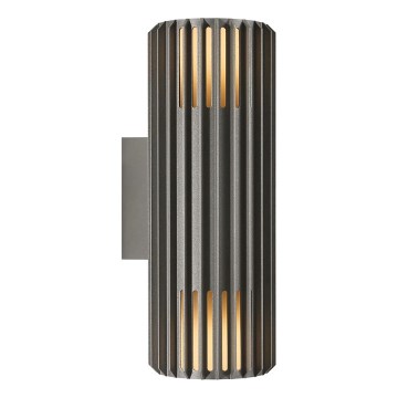 Nordlux - Zunanja stenska svetilka ALUDRA 2xE27/15W/230V IP54 antracit