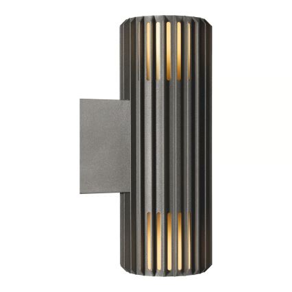 Nordlux - Zunanja stenska svetilka ALUDRA 2xE27/15W/230V IP54 antracit