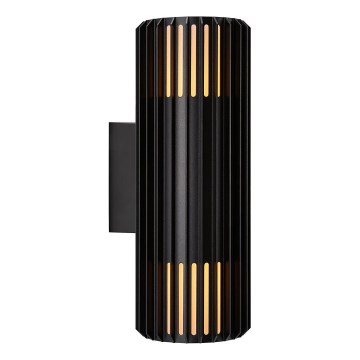 Nordlux - Zunanja stenska svetilka ALUDRA 2xE27/15W/230V IP54 črna