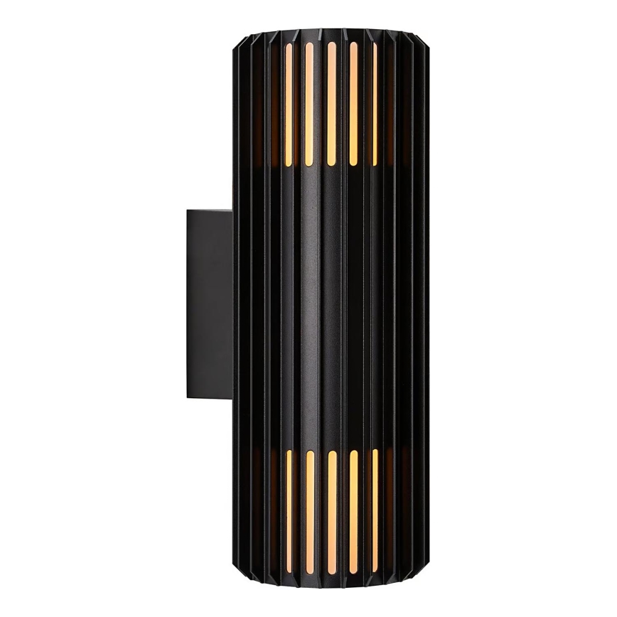 Nordlux - Zunanja stenska svetilka ALUDRA 2xE27/15W/230V IP54 črna
