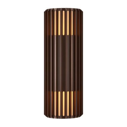 Nordlux - Zunanja stenska svetilka ALUDRA 2xE27/15W/230V IP54 rjava