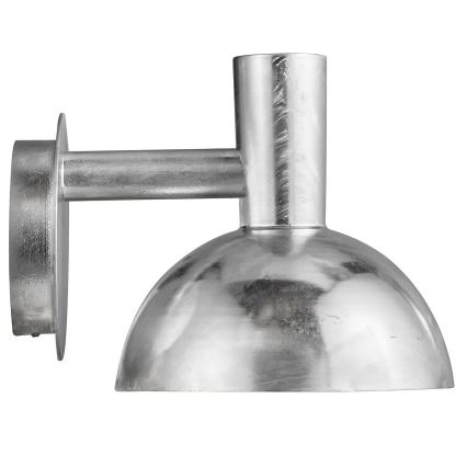 Nordlux - Zunanja stenska svetilka ARKI 1xE27/20W/230V IP54 srebrna