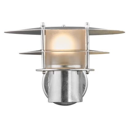 Nordlux - Zunanja stenska svetilka BASTIA 1xE14/12W/230V IP54 mat krom