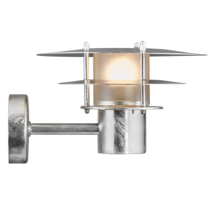 Nordlux - Zunanja stenska svetilka BASTIA 1xE14/12W/230V IP54 mat krom