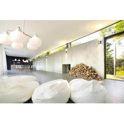 Nordlux - Zunanja stenska svetilka CANTO 2xGU10/28W/230V IP44 medenina