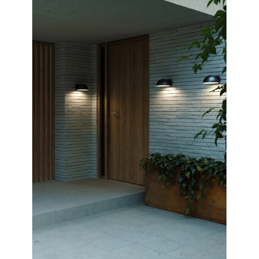 Nordlux - Zunanja stenska svetilka CLARSO 1xE27/10W/230V IP44