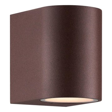 Nordlux - Zunanja stenska svetilka DION 1xGU10/25W/230V IP44 rezavá
