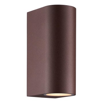 Nordlux - Zunanja stenska svetilka DION 2xGU10/25W/230V IP44 rezavá