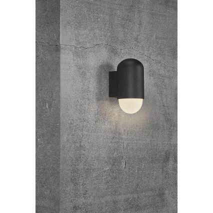 Nordlux - Zunanja stenska svetilka HEKA 1xE27/60W/230V IP54 črna