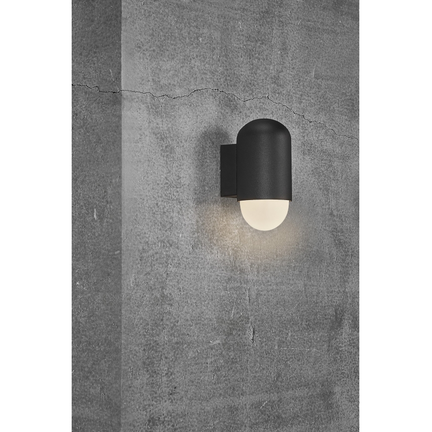 Nordlux - Zunanja stenska svetilka HEKA 1xE27/60W/230V IP54 črna