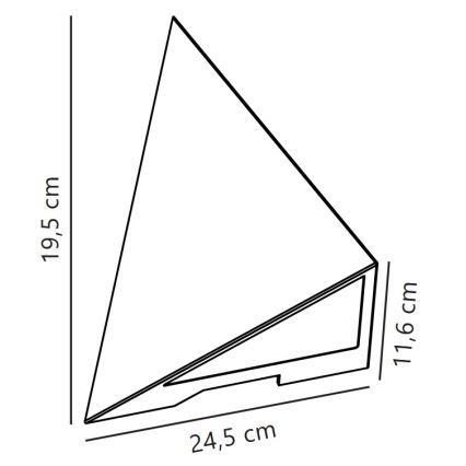 Nordlux - Zunanja stenska svetilka KONIT 1xGU10/10W/230V IP44