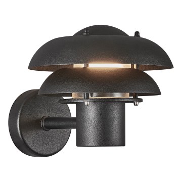 Nordlux - Zunanja stenska svetilka KURNOS 1xE14/12W/230V IP54 črna