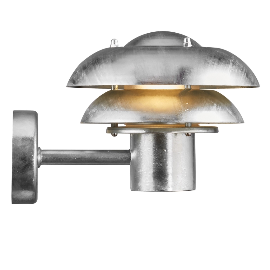 Nordlux - Zunanja stenska svetilka KURNOS 1xE14/12W/230V IP54 mat krom