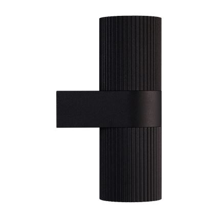 Nordlux - Zunanja stenska svetilka KYKLOP 2xGU10/25W/230V IP54 črna