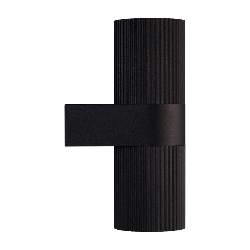 Nordlux - Zunanja stenska svetilka KYKLOP 2xGU10/25W/230V IP54 črna