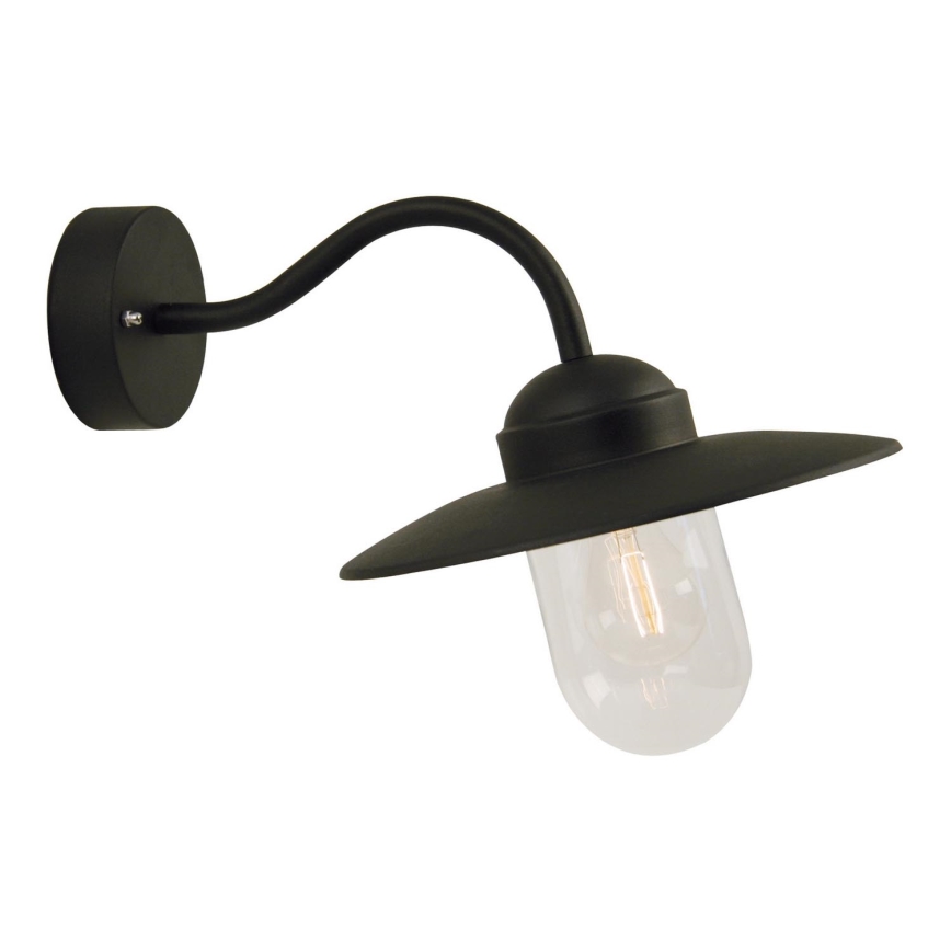 Nordlux - Zunanja stenska svetilka LUXEMBOURG 1xE27/60W/230V IP54 črna