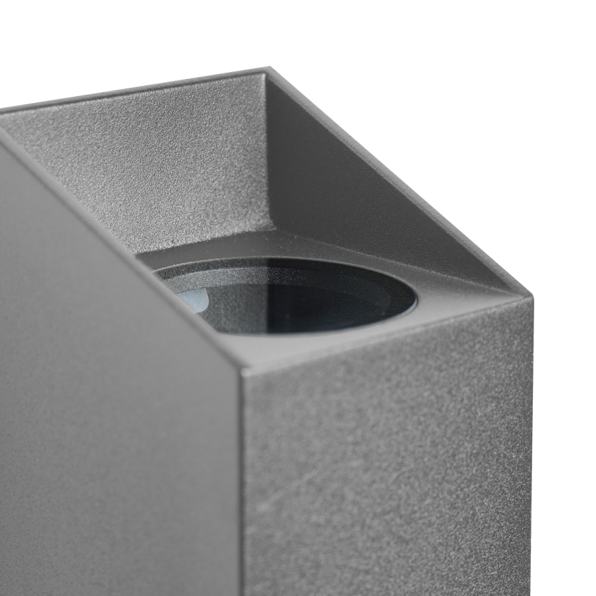 Nordlux - Zunanja stenska svetilka NICO 2xGU10/35W/230V IP54 antracit