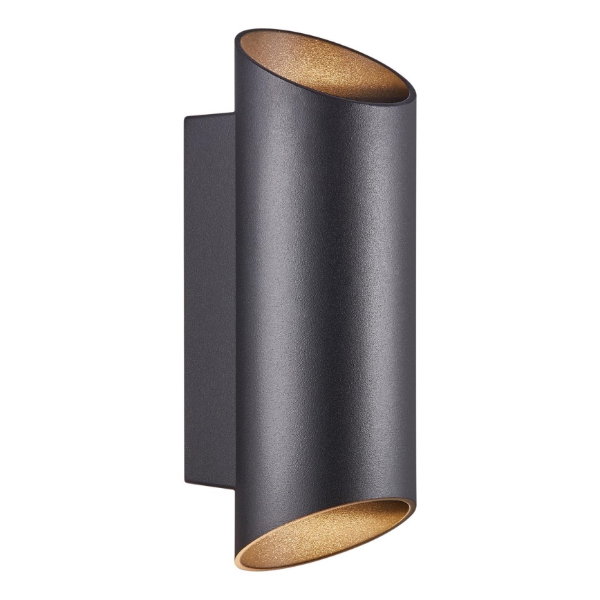 Nordlux - Zunanja stenska svetilka NICO 2xGU10/35W/230V IP54 črna