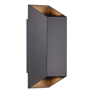 Nordlux - Zunanja stenska svetilka NICO 2xGU10/35W/230V IP54 črna
