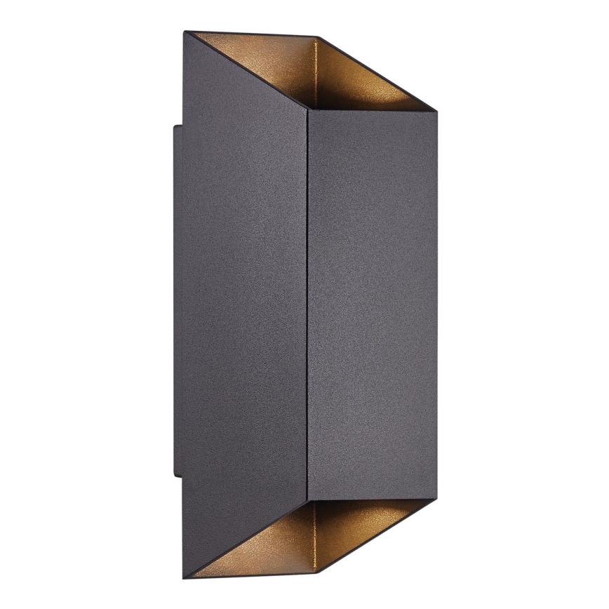 Nordlux - Zunanja stenska svetilka NICO 2xGU10/35W/230V IP54 črna
