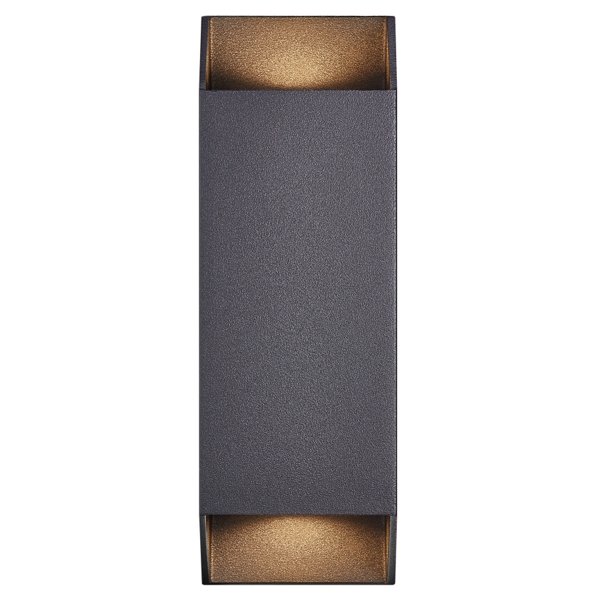 Nordlux - Zunanja stenska svetilka NICO 2xGU10/35W/230V IP54 črna