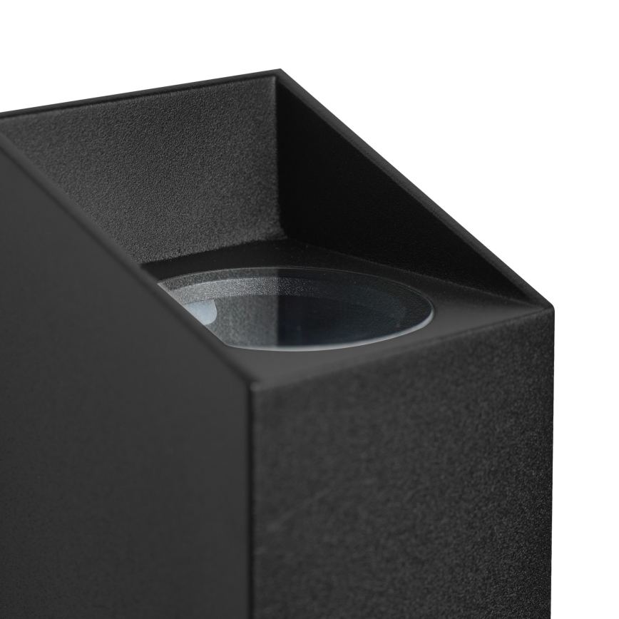 Nordlux - Zunanja stenska svetilka NICO 2xGU10/35W/230V IP54 črna